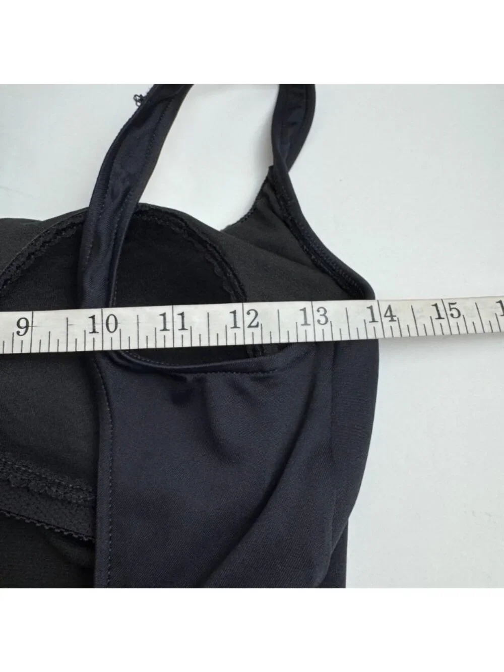 Polo Ralph Lauren One Piece Swimsuit Black Medium Modest Classic Resortwear